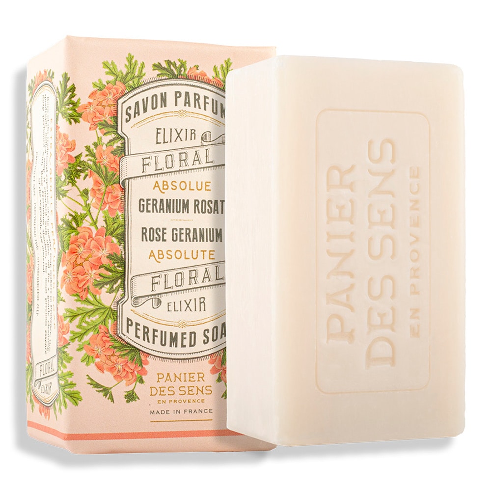 PANIER DES SENS Rosengeranie Stück Seife – 150 g